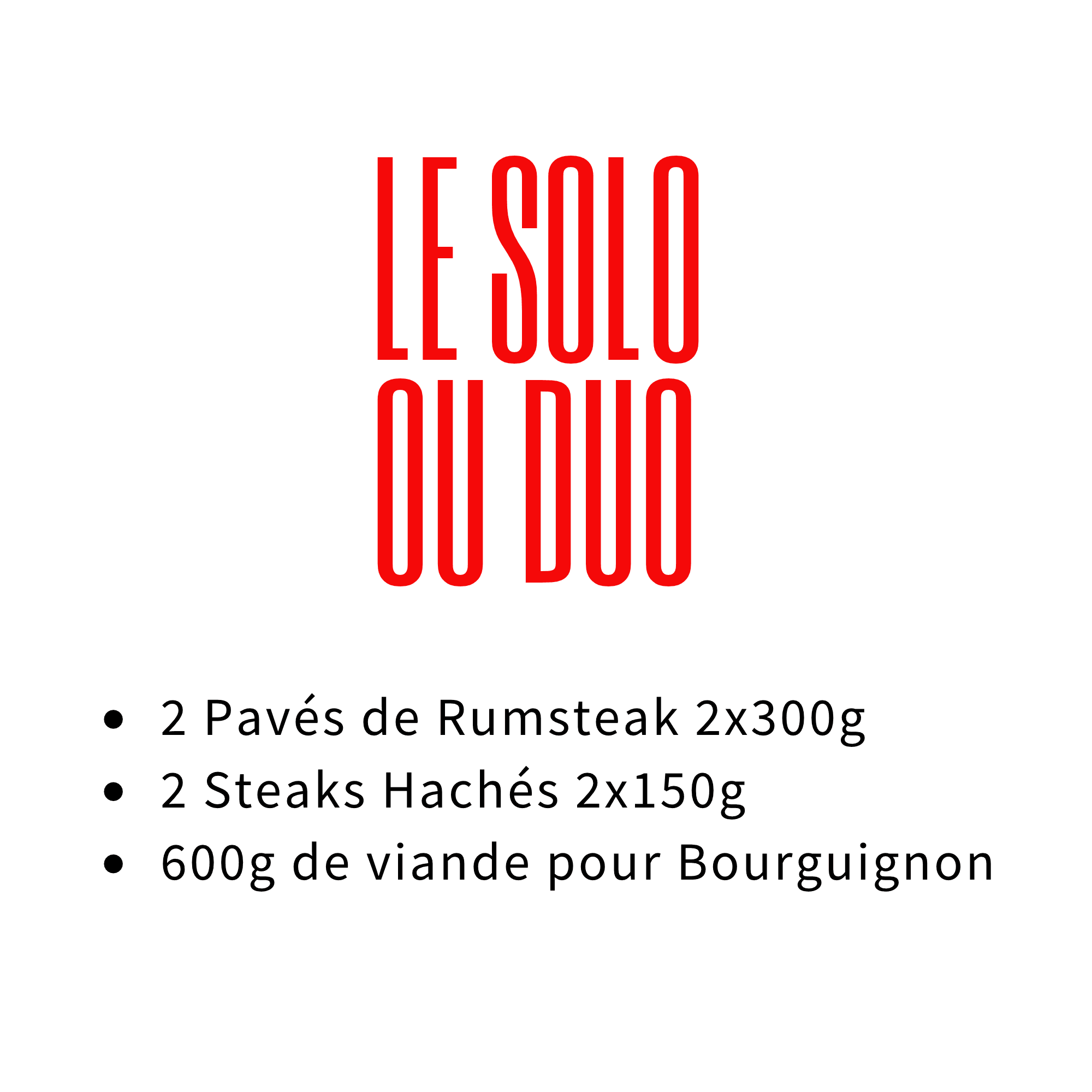 Colis Le Solo ou Duo